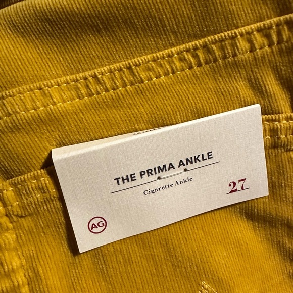 NWT AG Adriano Goldschmied Golden Corduroy Pants - Picture 2 of 3